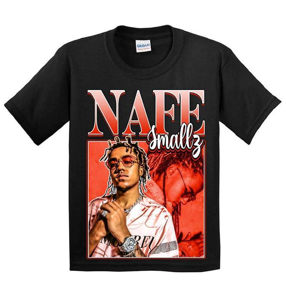 Nafe Smallz Rapper Vintage Black T Shirt Size Up To 5xl