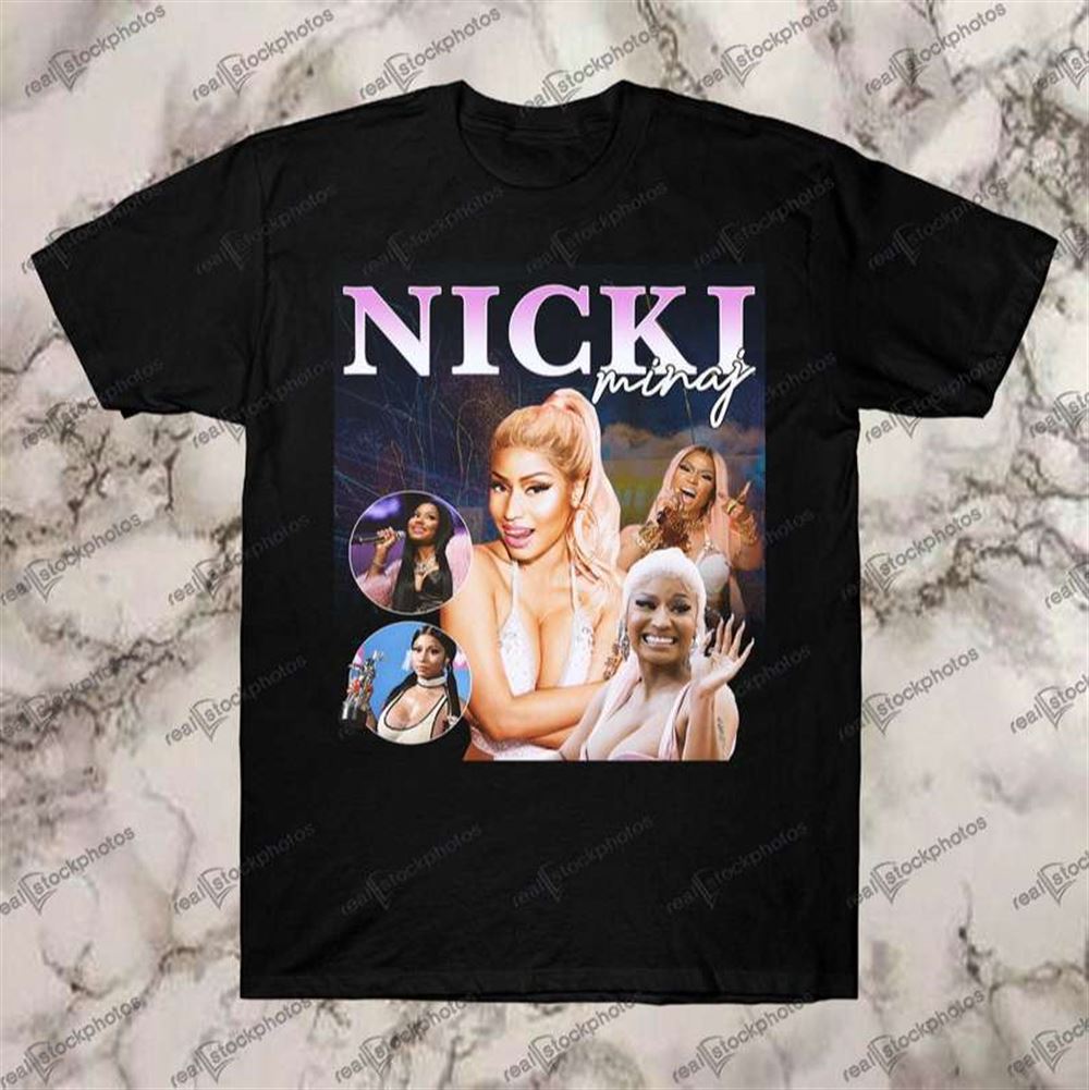 Nicki Minaj Vintage Retro Style Rap 90s T Shirt Size Up To 5xl