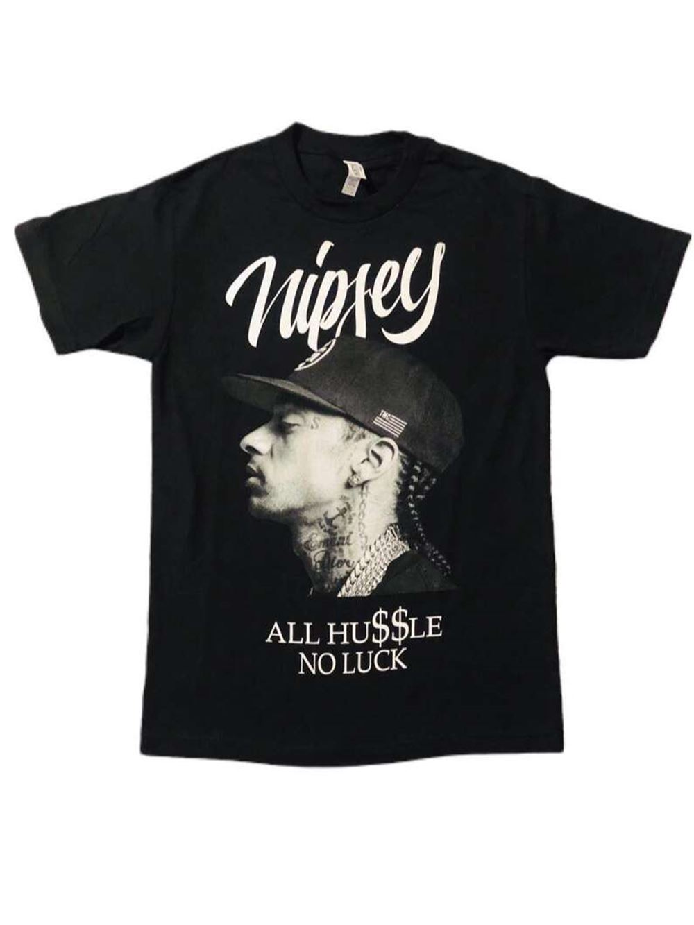 Nipsey Hussle No Luck T Shirt Size Up To 5xl