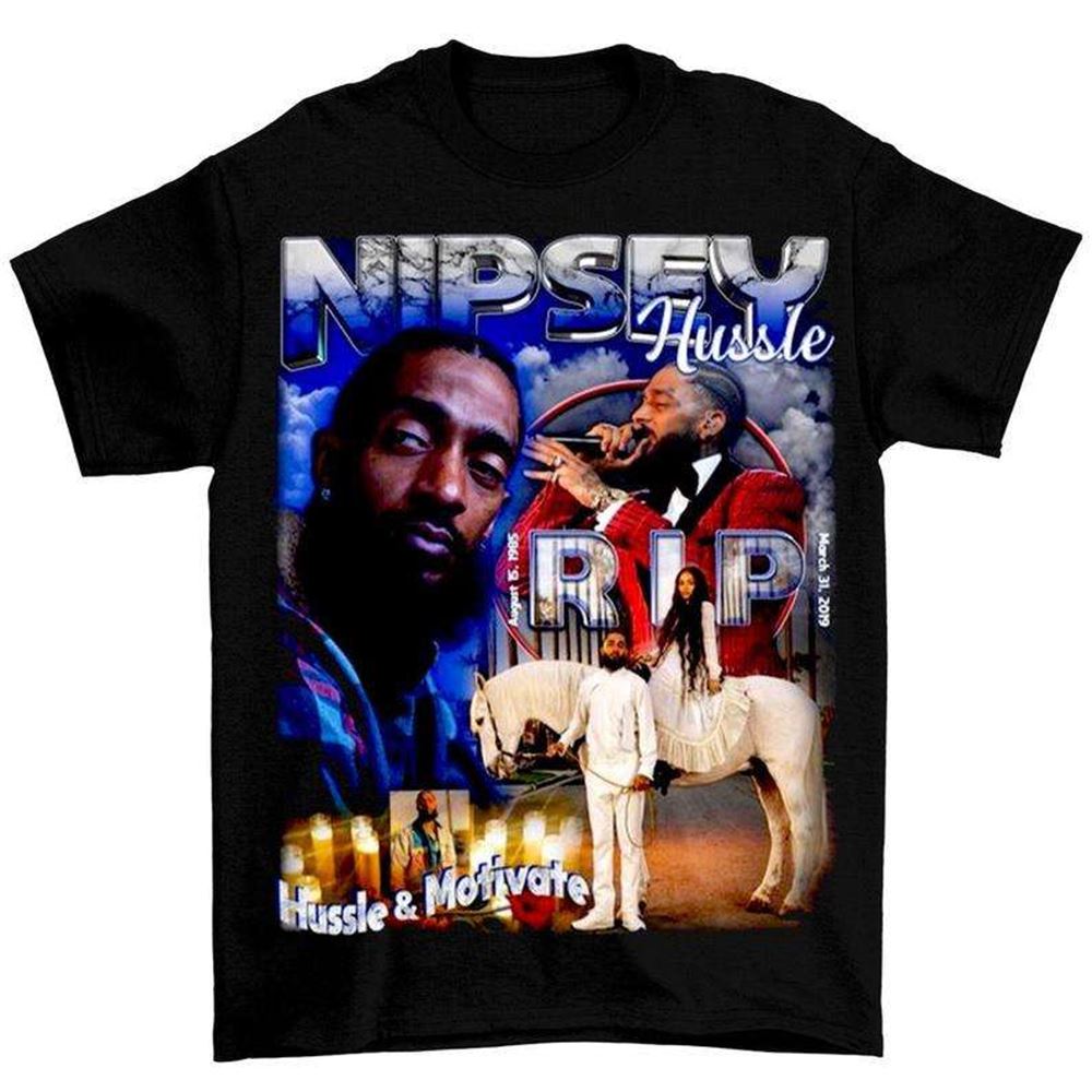 Nipsey Hussle Retro Vintage Bootleg T Shirt Size Up To 5xl