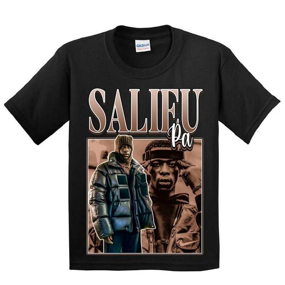 Pa Salieu Rapper Vintage Black T Shirt Size Up To 5xl