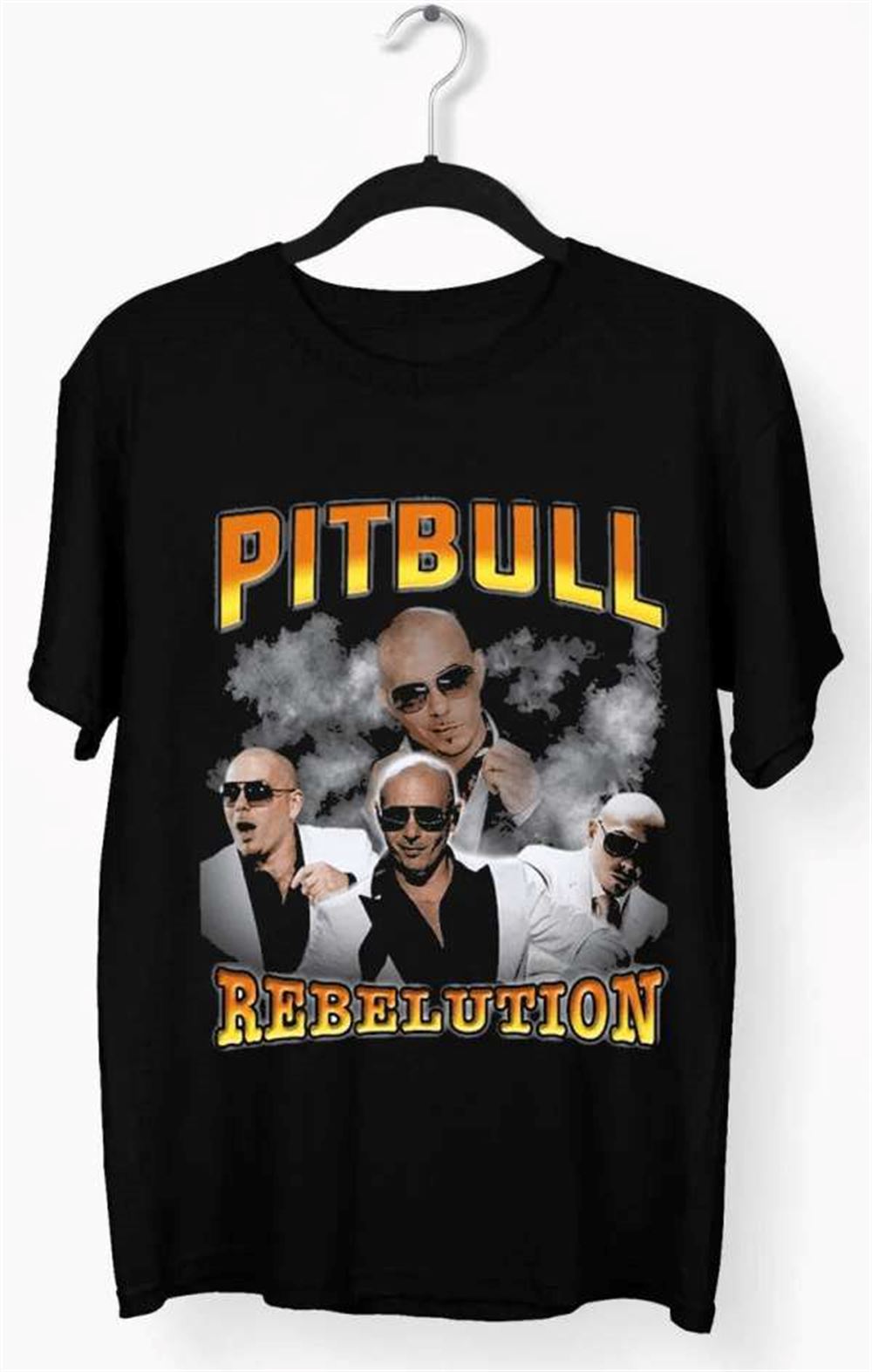 Pitbull Rebelution T Shirt Merch Rapper Rap Size Up To 5xl