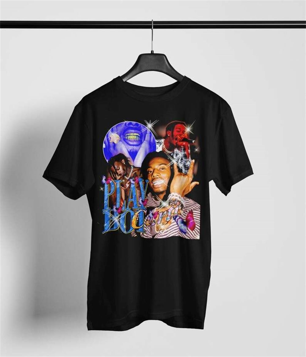 Playboi Carti Rapper And Singer Retro T-shirt Size Up To 5xl