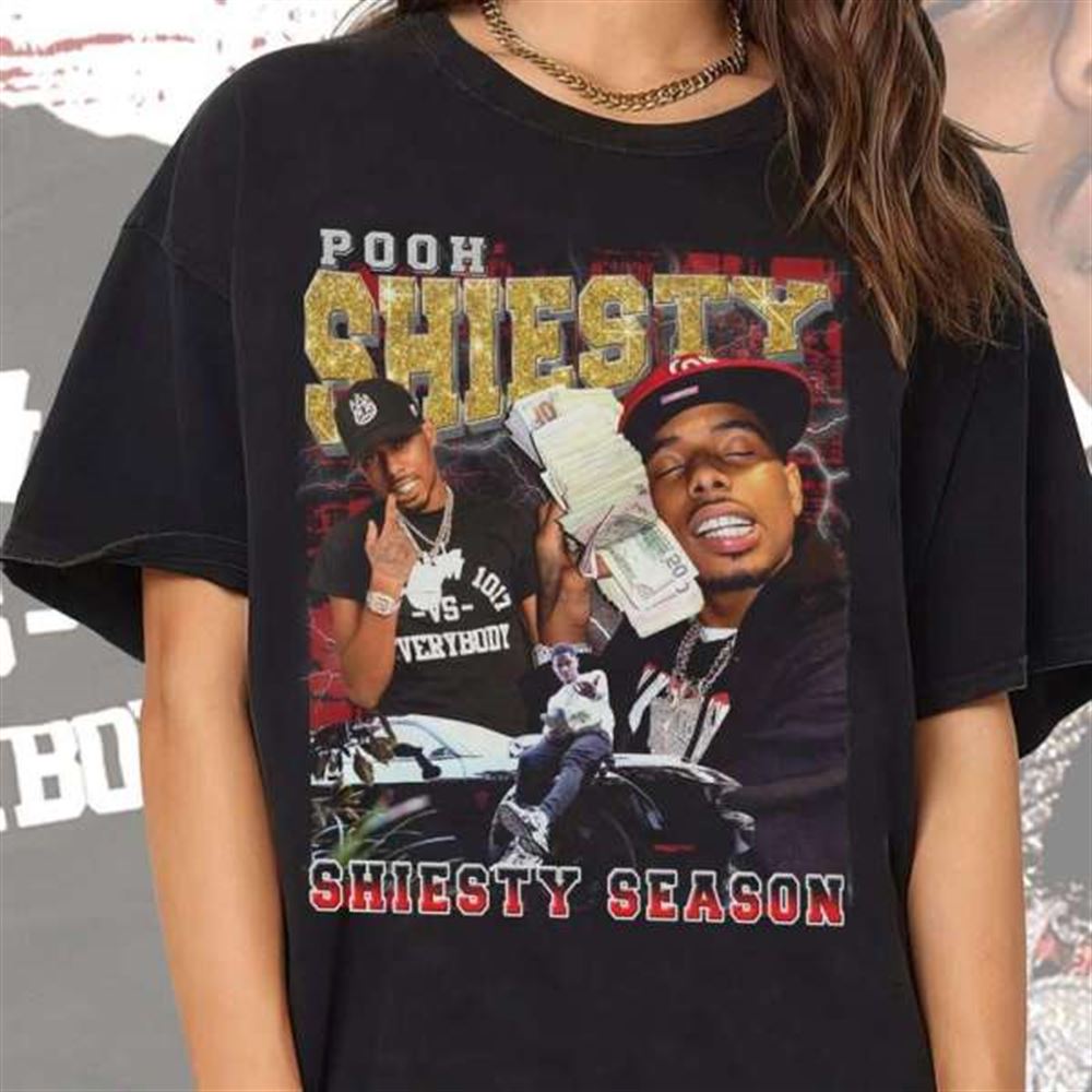 Pooh Shiesty Graphic T-shirt Rapper Rap Size Up To 5xl