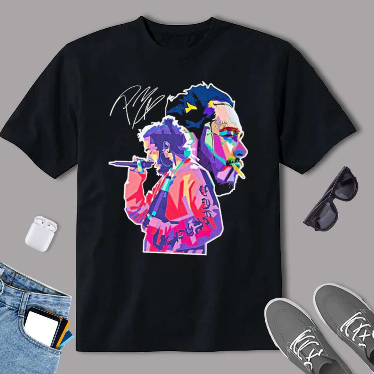 Post Malone Shirt Rapper Hip Hop Size Up To 5xl