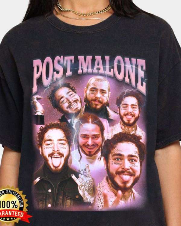 Post Malone T Shirt Merch Rap Music Rapper Size Up To 5xl