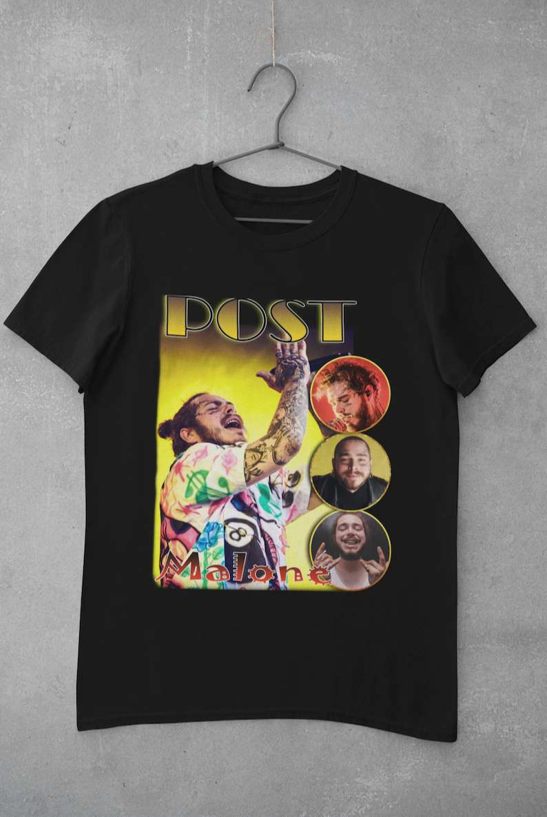 Post Malone T Shirt Rapper Size Up To 5xl