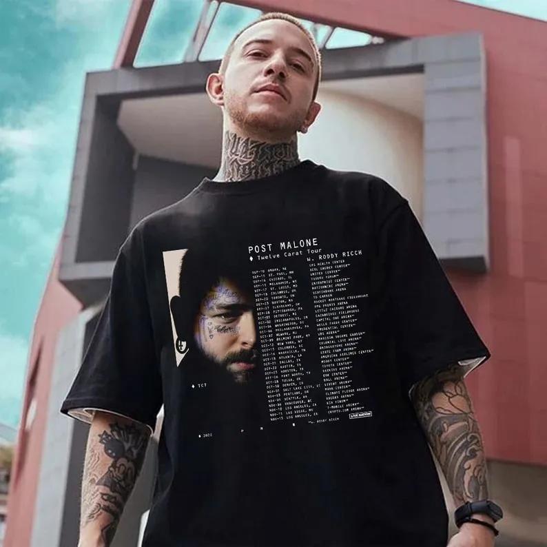 Post Malone The Twelve Carat Tour T-shirt Size Up To 5xl