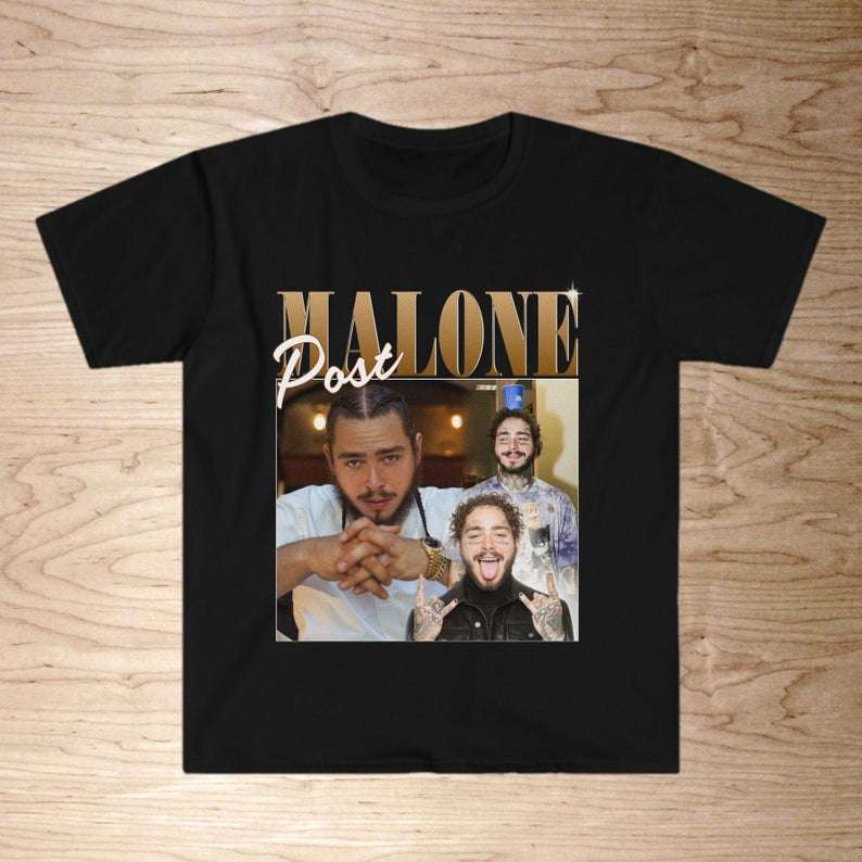 Post Malone Vintage Retro Style Classic T Shirt Size Up To 5xl