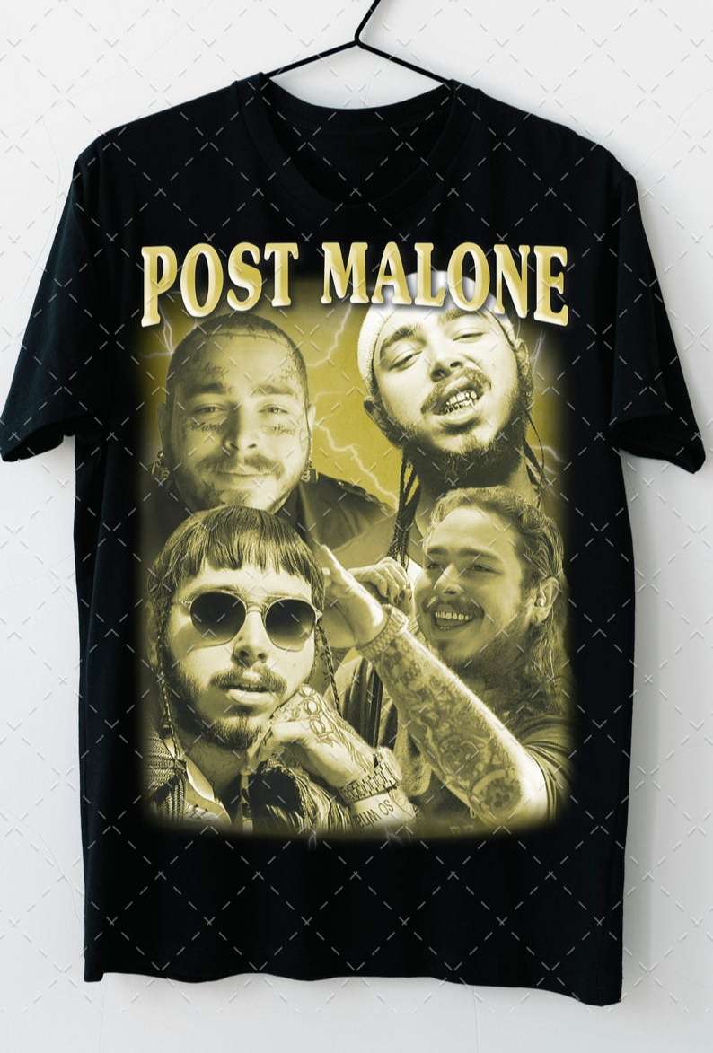 Post Malone Vintage T Shirt Rap Hip Hop Size Up To 5xl