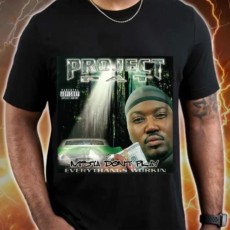 Project Pat Three Si Mafia T-shirt Size Up To 5xl