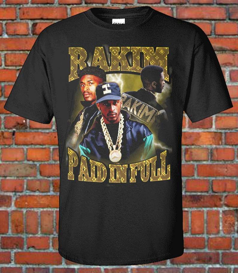 Rakim Rapper Hip Hop T Shirt Size Up To 5xl