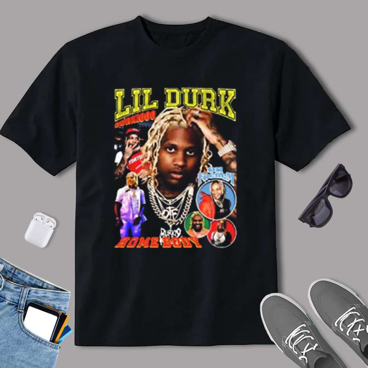 Rapper Lil Durk T Shirt Size Up To 5xl