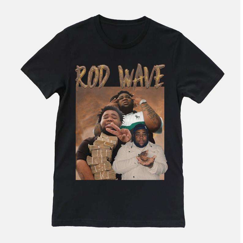 Rod Wave Vintage Retro Style Rap Music Hip Hop T Shirt Size Up To 5xl