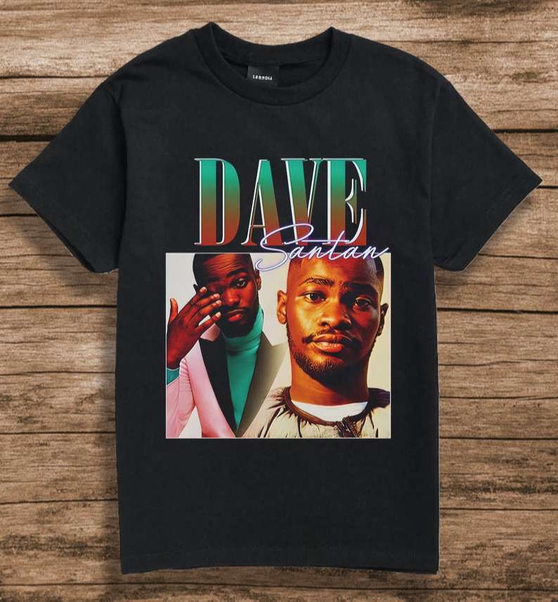 Santan Dave Rapper T Shirt Size Up To 5xl