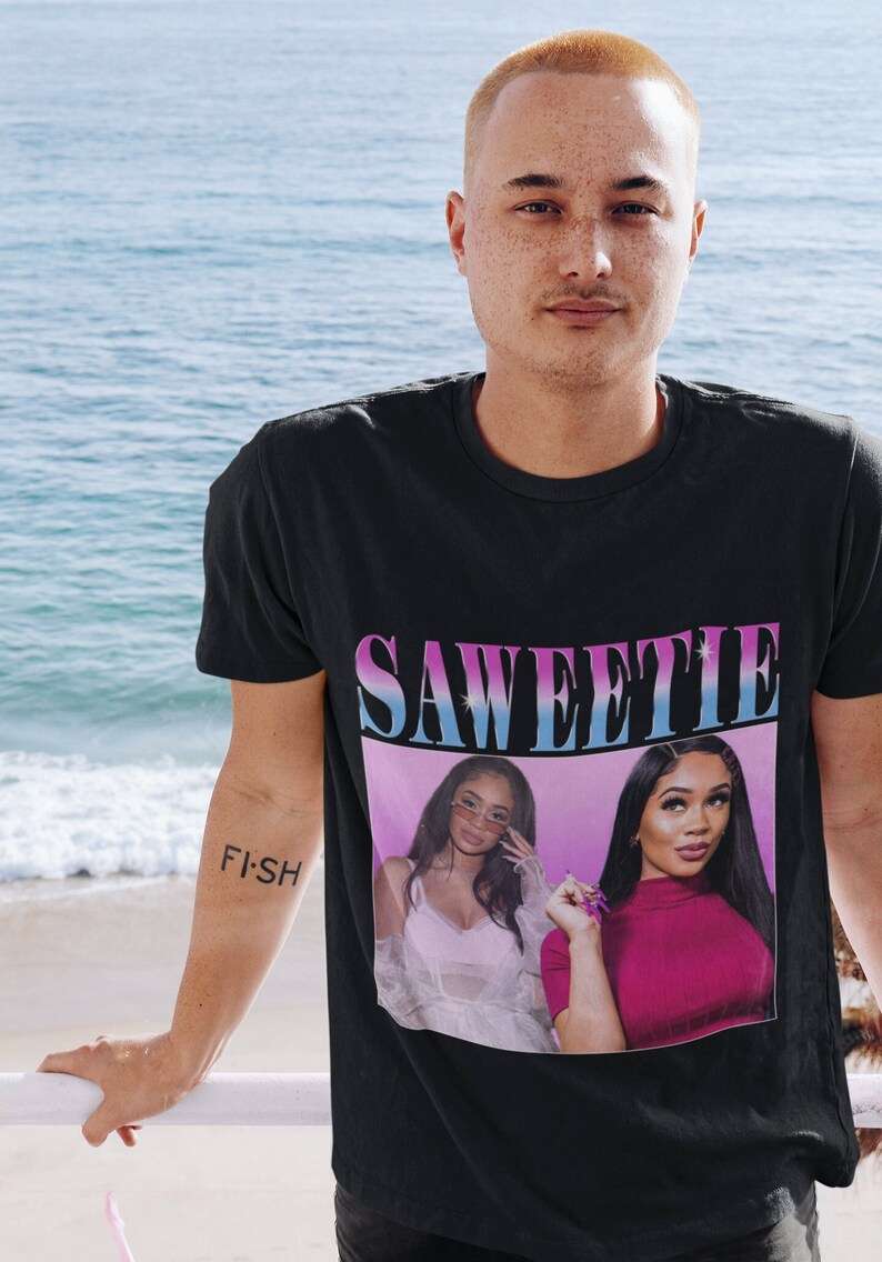 Saweetie Rapper T Shirt Merch Rap Music Size Up To 5xl