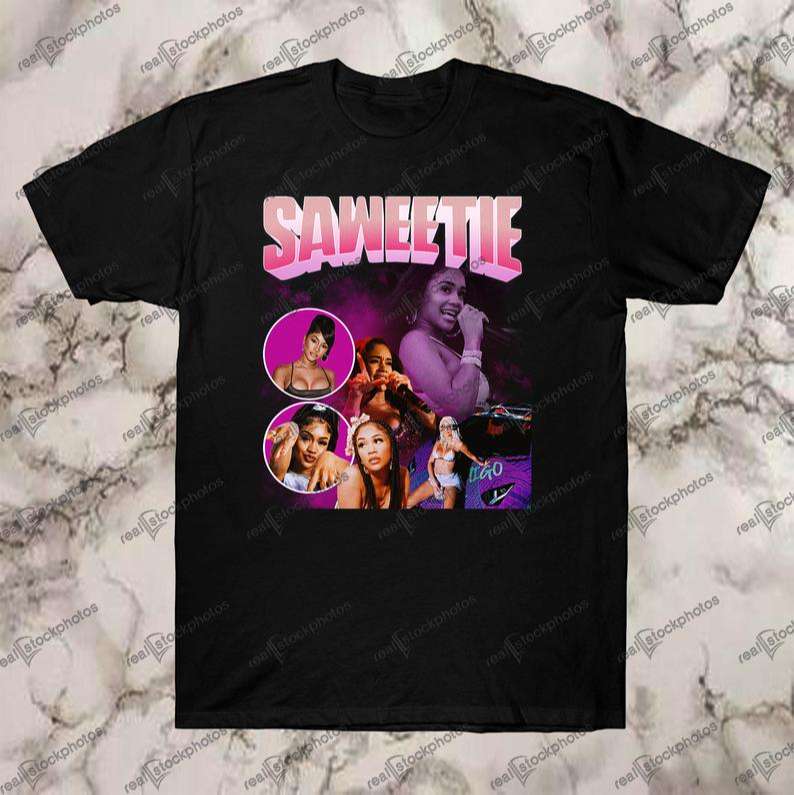 Saweetie Vintage Retro Style T Shirt Size Up To 5xl