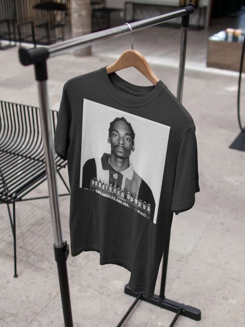 Snoop Dogg Mugshot T-shirt Rapper Size Up To 5xl