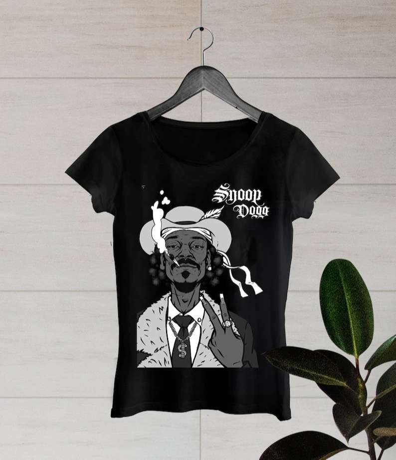 Snoop Dogg T Shirt Smoke Size Up To 5xl