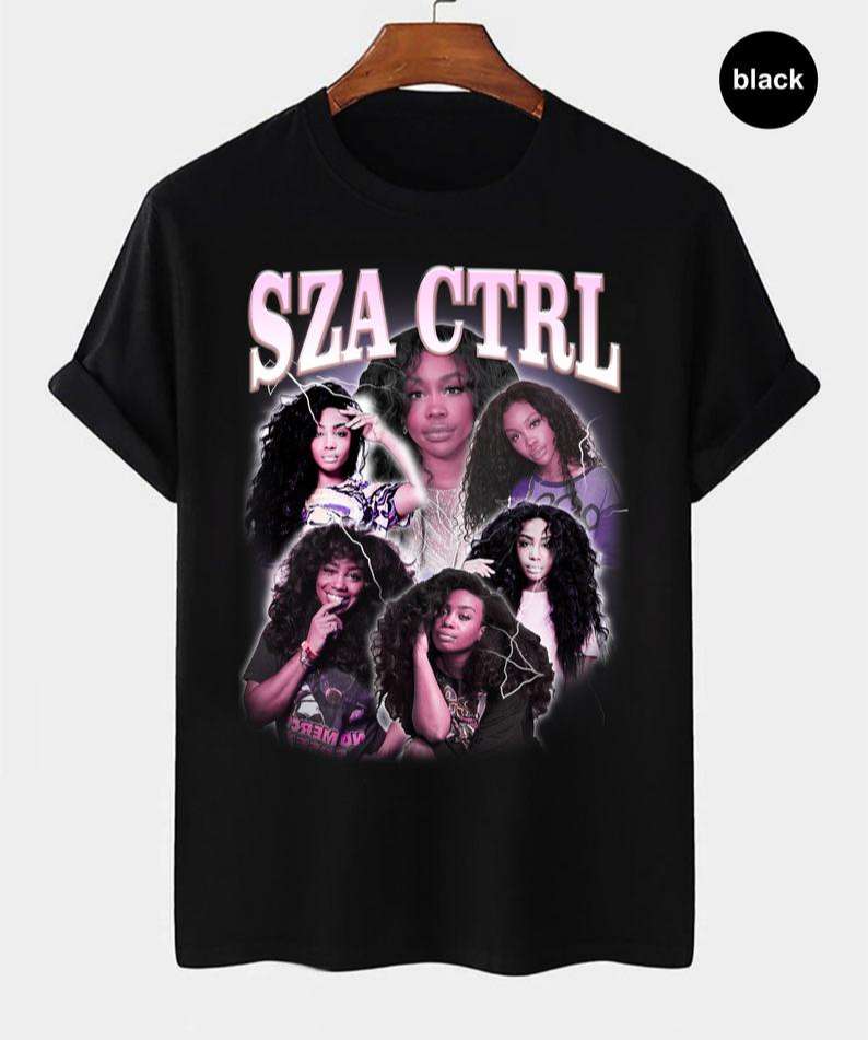 Sza Ctrl Vintage Retro Style Rap T Shirt Size Up To 5xl