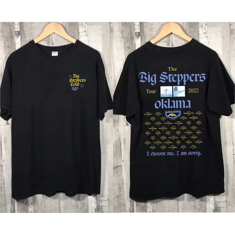 The Big Steppers Tour Okalama Kendrick Lamar Mr Morale Big Stepper T-shirt Size Up To 5xl