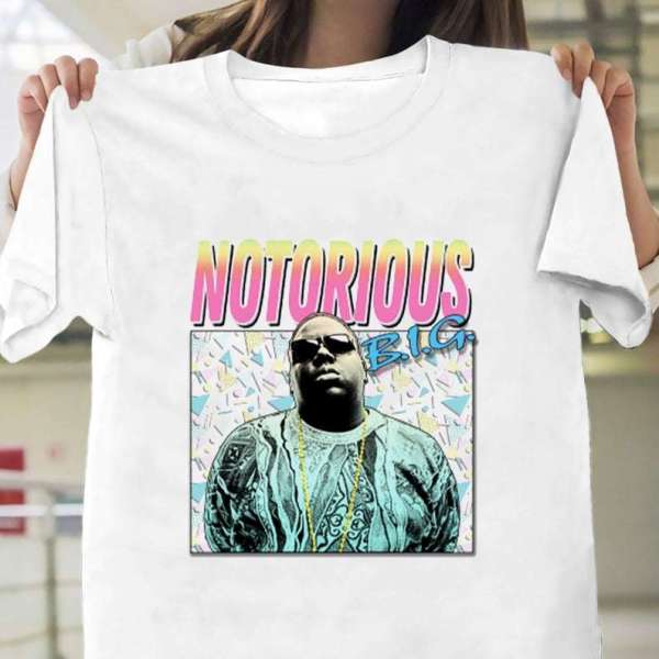 The Notorious Big Biggie Smalls T Shirt Merch Size Up To 5xl