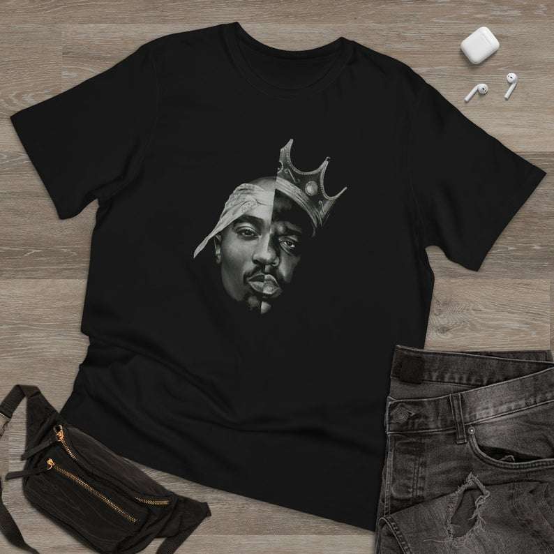 The Notorious Big X 2pac Combo Biggie Smalls And Tupac 90s T Shirt Size Up To 5xl