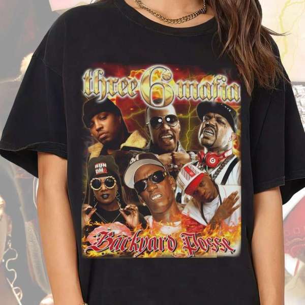 Three 6 Mafia Shirt Size Up To 5xl