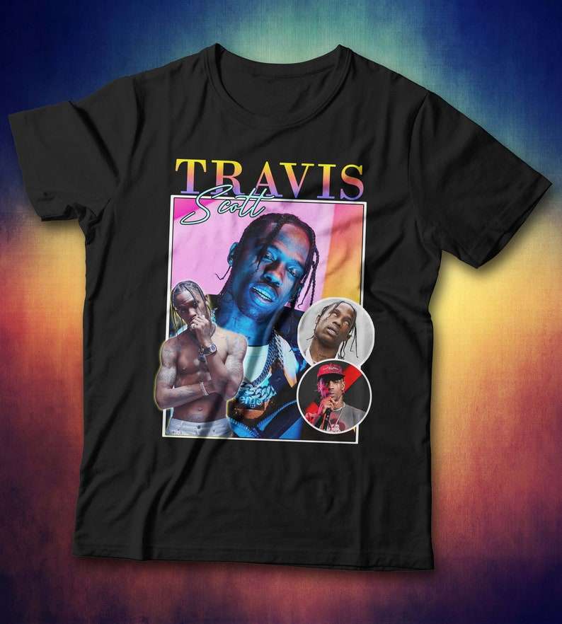 Travis Scott American Rapper Classic T Shirt Size Up To 5xl