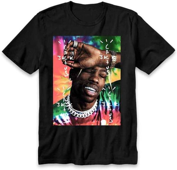 Travis Scott Cactus Jack Tie T Shirt Merch Rapper Rap Music Size Up To 5xl