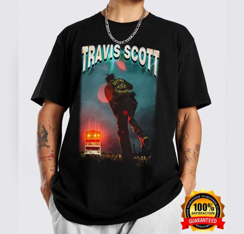 Travis Scott Hip Hop Rap Vintage T-shirt Rapper Size Up To 5xl