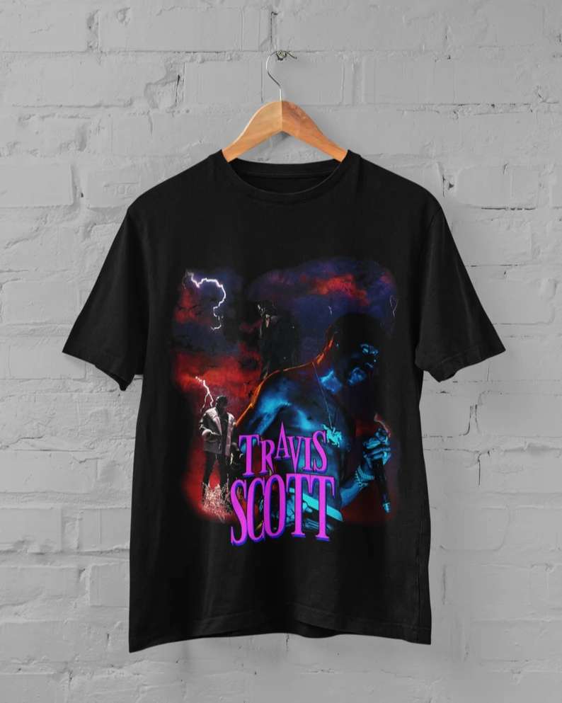 Travis Scott Music T Shirt Rapper Rap Size Up To 5xl