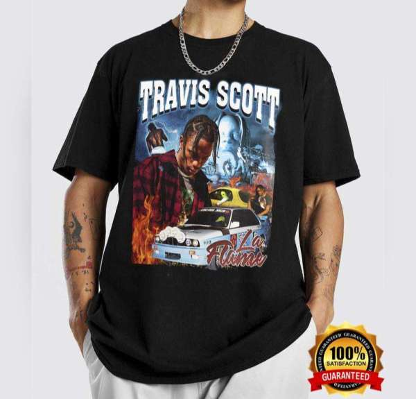 Travis Scott Rap T Shirt Merch Music Rapper Size Up To 5xl