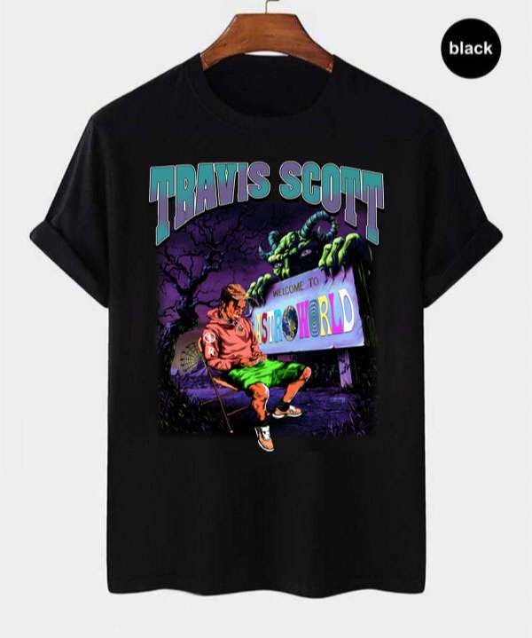 Travis Scott Rapper Welcome To Astro World Vintage T-shirt Size Up To 5xl