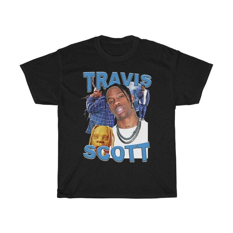 Travis Scott Retro Style Unisex T Shirt Size Up To 5xl