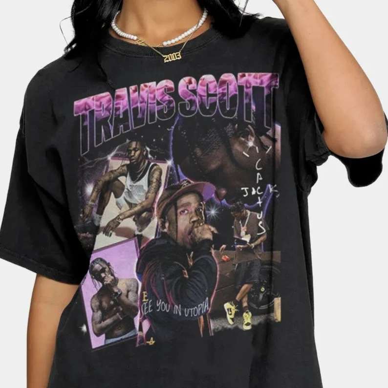 Travis Scott Shirt Merch Rap Size Up To 5xl