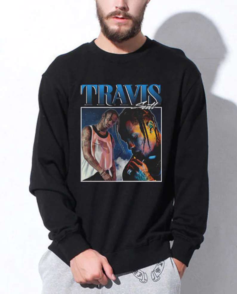 Travis Scott Sweatshirt Size Up To 5xl