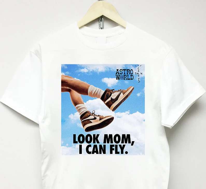 Travis Scott T Shirt Look Mom I Can Fly Size Up To 5xl