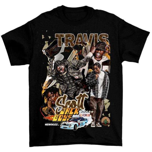 Travis Scott T Shirt Merch Rapper Music Size Up To 5xl