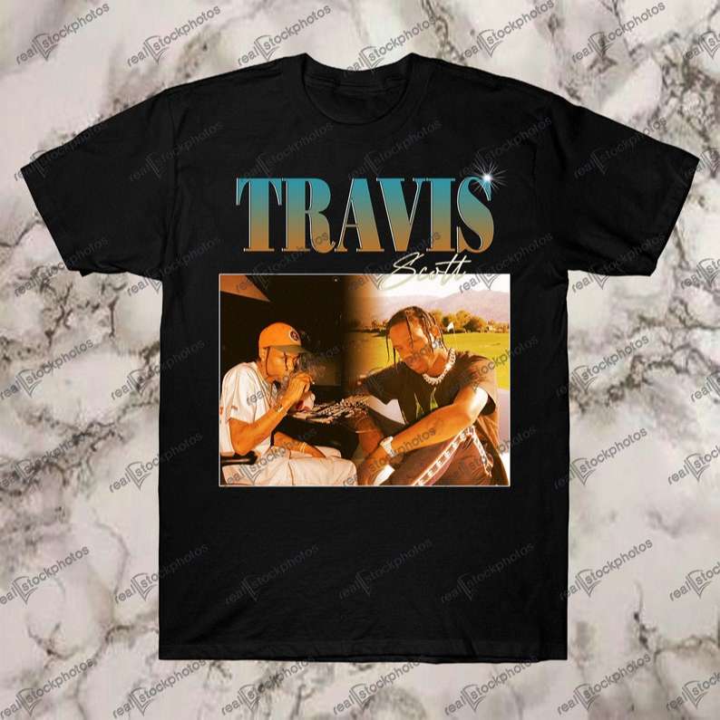 Travis Scott T Shirt Merch Rapper Rap Music Size Up To 5xl