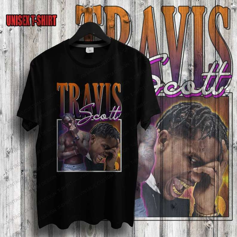 Travis Scott T Shirt Music Rapper Size Up To 5xl