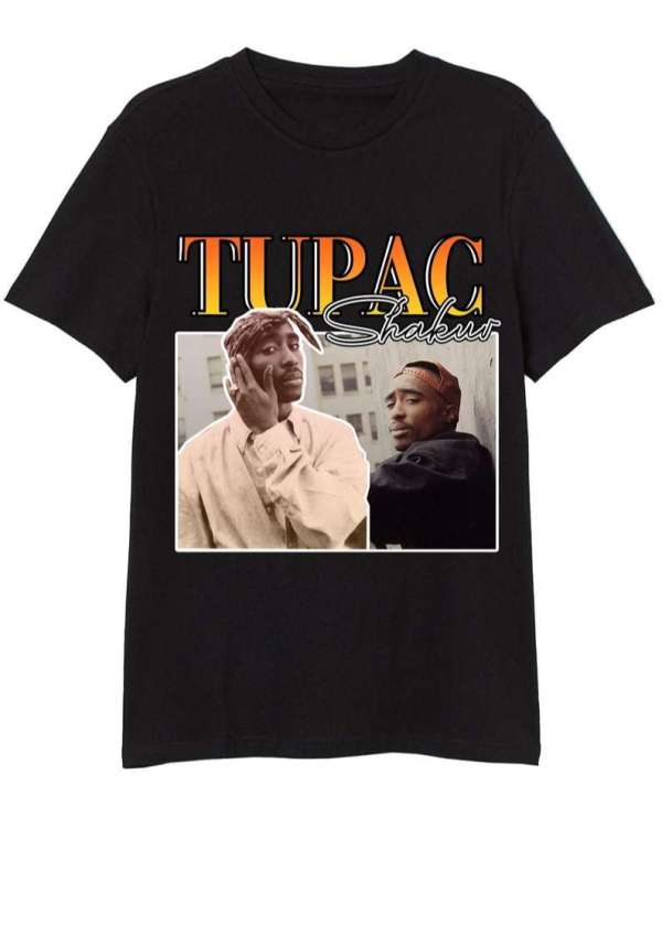 Tupac 2pac Rapper Rap T Shirt Merch Music Size Up To 5xl