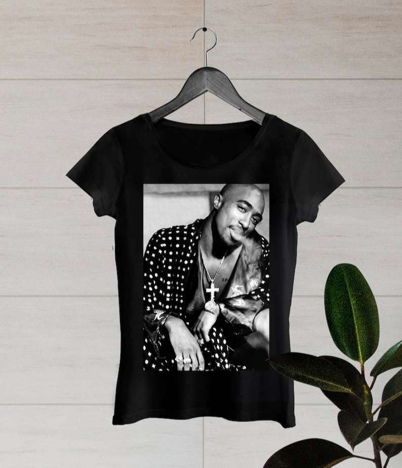 Tupac Shakur Rapper T Shirt 2pac Size Up To 5xl