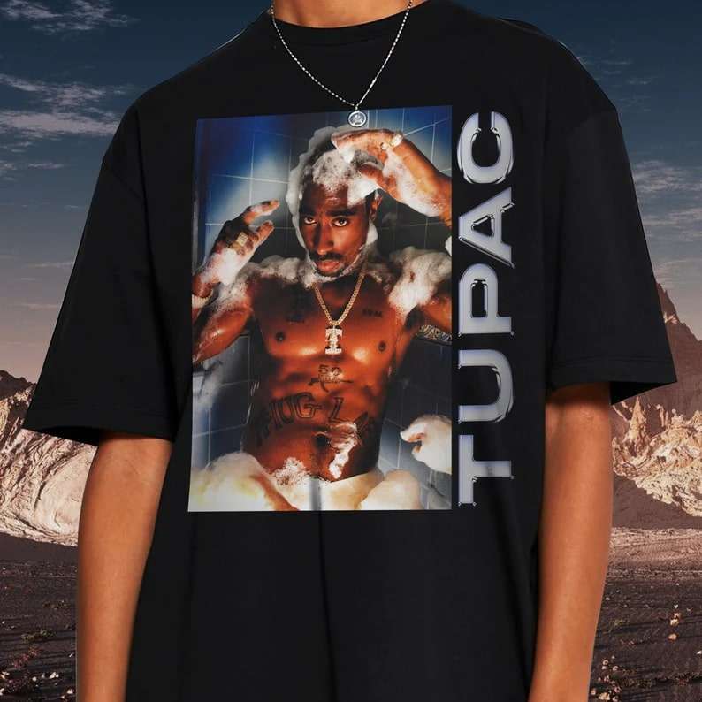 Tupac Shakur T-shirt Size Up To 5xl