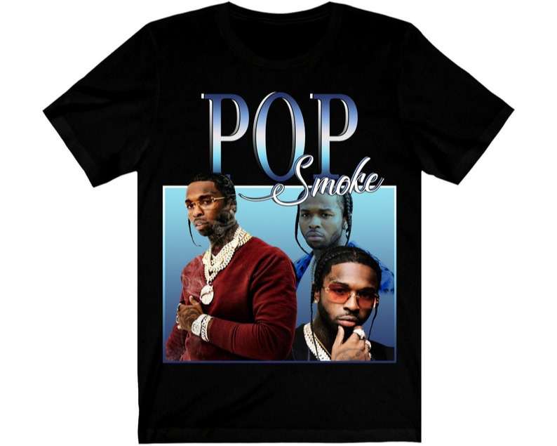 Vintage Pop Smoke Shirt Rapper Size Up To 5xl