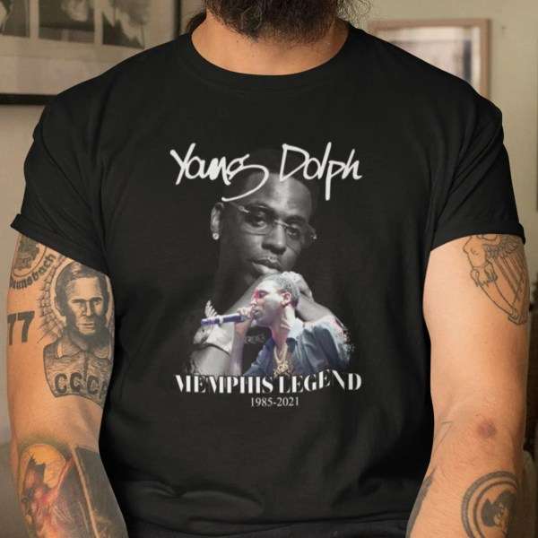 Young Dolph Rapper T Shirt Memphis Legend Size Up To 5xl