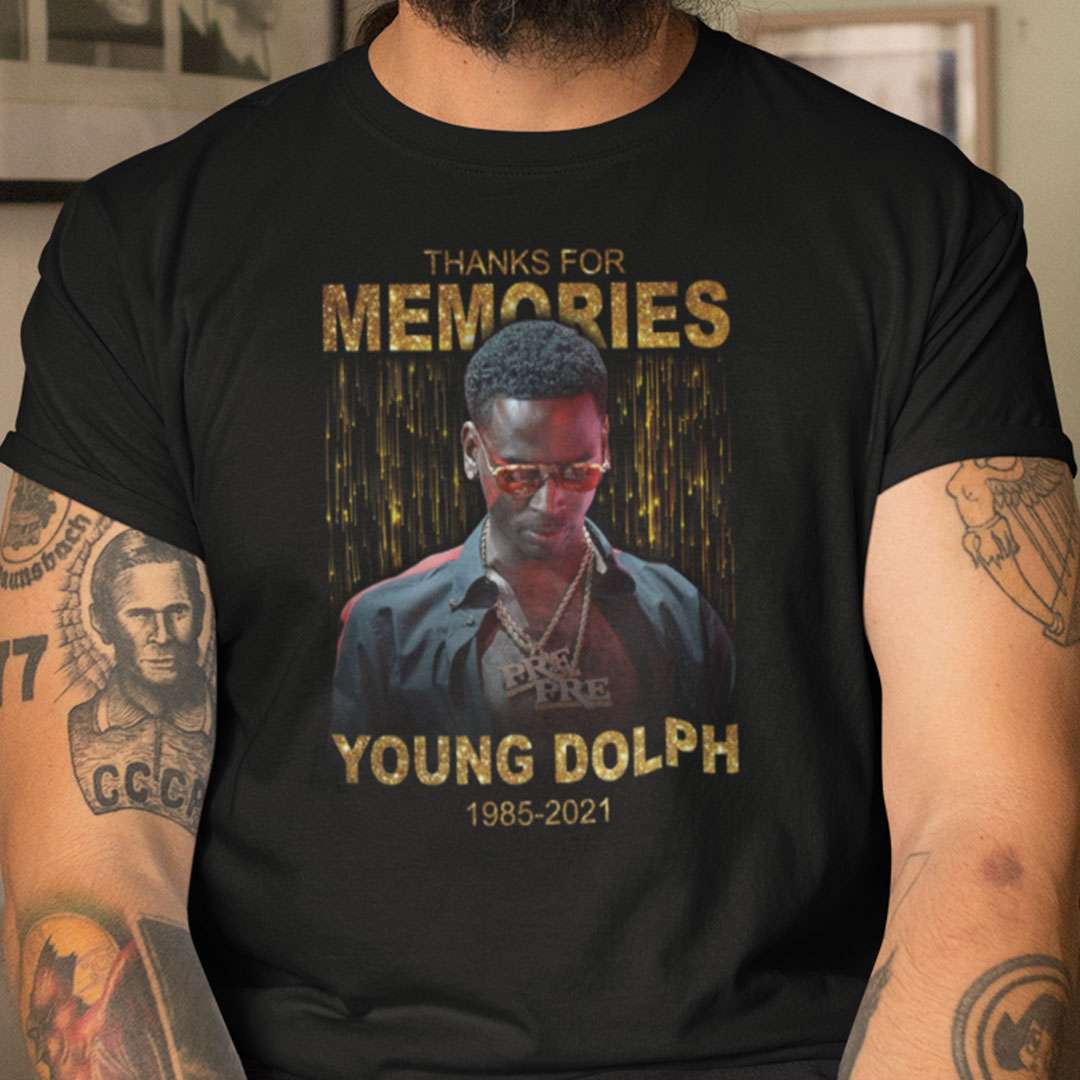 Young Dolph T Shirt Thanks For Memories Size Up To 5xl