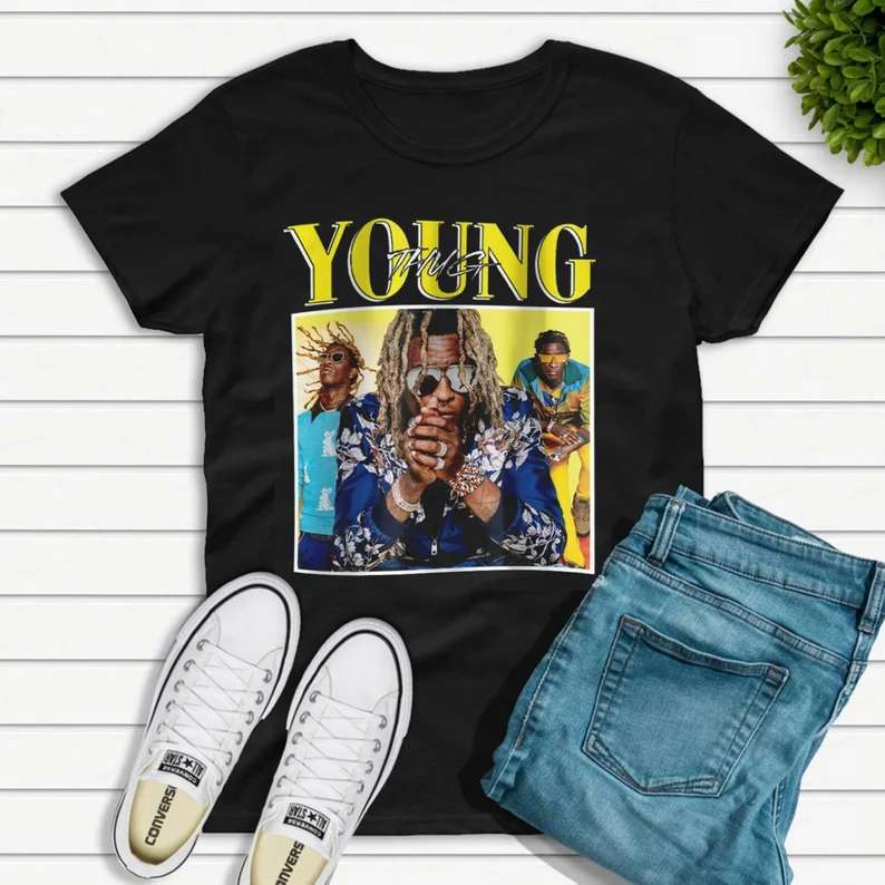 Young Thug Hip Hop Rap T Shirt Size Up To 5xl