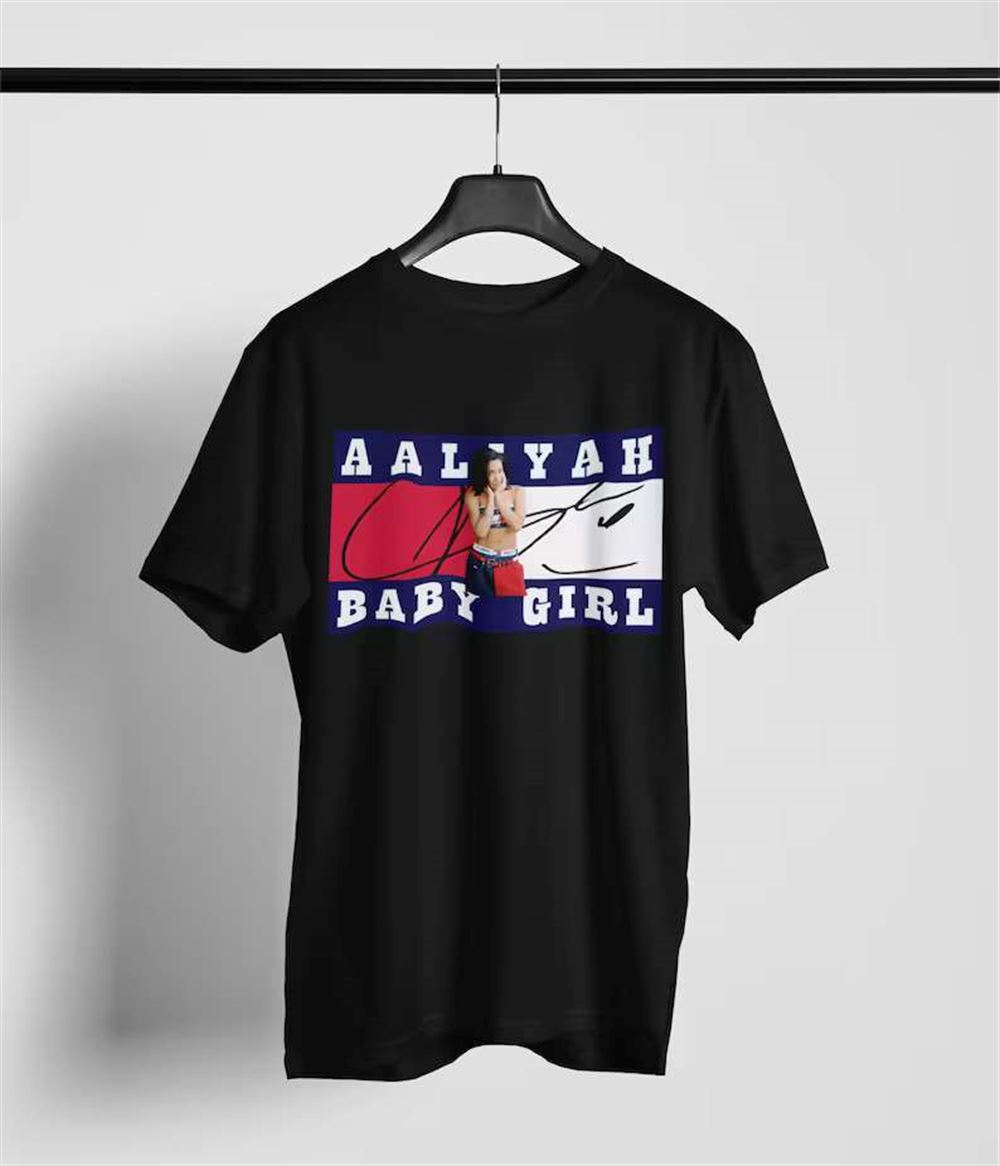 Aaliyah Baby Girl Singer Retro T-shirt Size Up To 5xl