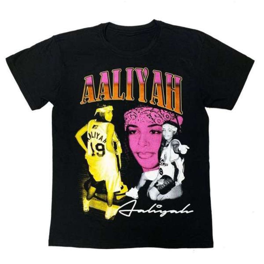 Aaliyah Basketball T Shirt Merch Music Singer Size Up To 5xl